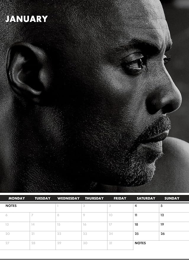 Calendar - Idris Elba 2026 Calendar